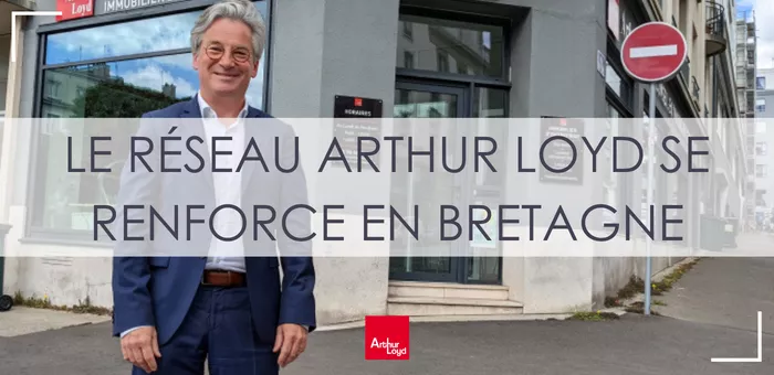 Erwan Le Roux, Gérant d'Arthur Loyd Bretagne devant les locaux de Brest, 21 rue de Lyon